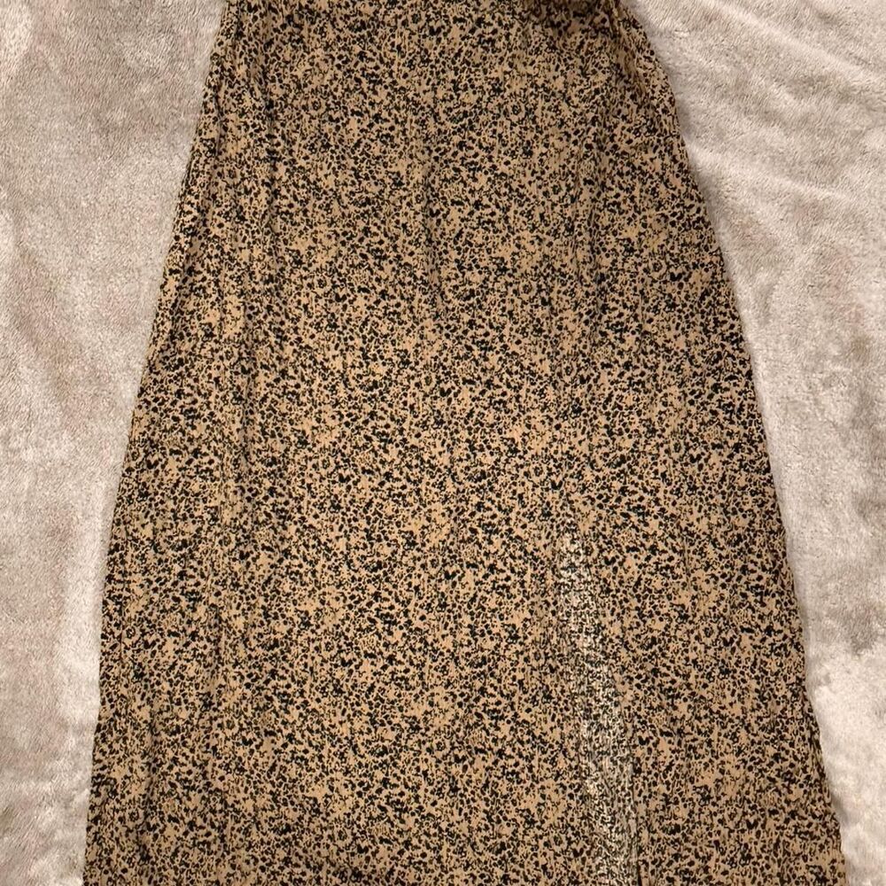 Leopard Print Women's Pull-On Maxi Skirt, Size XSmall